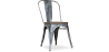 Buy Dining Chair Stylix Industrial Design Metal and Dark Wood - New Edition Industriel 60124 in the Europe