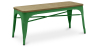 Buy Bench - Industrial Design - Wood and Metal - Stylix Green 60131 in the Europe