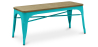 Buy Bench - Industrial Design - Wood and Metal - Stylix Pastel green 60131 - in the EU