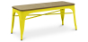 Buy Bench - Industrial Design - Wood and Metal - Stylix Yellow 60131 at Privatefloor