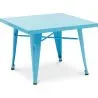 Buy Children's Table - Industrial Design - Metal - 60cm - New Edition - Stylix Turquoise 60135