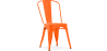 Buy Dining chair Stylix industrial design Metal - New Edition Orange 60136 at Privatefloor