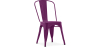 Buy Dining chair Stylix industrial design Metal - New Edition Purple 60136 Home delivery