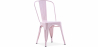 Buy Dining chair Stylix industrial design Metal - New Edition Pastel pink 60136 at Privatefloor