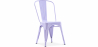 Buy Dining chair Stylix industrial design Metal - New Edition Lavander 60136 - in the EU