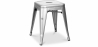 Buy Stool Stylix Industrial Design Metal - 45 cm - New Edition Silver 60139 - in the EU