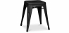 Buy Stool Stylix Industrial Design Metal - 45 cm - New Edition Black 60139 with a guarantee