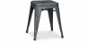 Buy Industrial Design Stool - 45cm - New Edition - Stylix Dark grey 60139 Home delivery