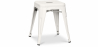 Buy Stool Stylix Industrial Design Metal - 45 cm - New Edition Cream 60139 with a guarantee