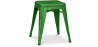 Buy Stool Stylix Industrial Design Metal - 45 cm - New Edition Green 60139 - prices