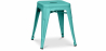 Buy Stool Stylix Industrial Design Metal - 45 cm - New Edition Pastel green 60139 - prices
