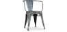 Buy Dining Chair with Armrests - Industrial Design - Steel - New Edition - Stylix Metallic bronze 60140 in the Europe