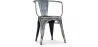 Dining Chair with Armrests - Industrial Design - Steel - New Edition - Stylix image 9