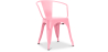 Buy Dining Chair with Armrests - Industrial Design - Steel - New Edition - Stylix Pink 60140 at Privatefloor