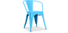 Buy Dining Chair with Armrests - Industrial Design - Steel - New Edition - Stylix Turquoise 60140 Home delivery