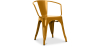 Buy Dining Chair with armrest Stylix industrial design Metal - New Edition Gold 60140 in the Europe