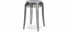 Buy Industrial Design Bar Stool - Transparent - 47cm - Victoria Queen Light grey 29572 - in the EU