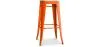 Bar Stool - Industrial Design - Wood & Steel - 76cm - New Edition - Stylix image 9