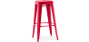 Buy Bar stool Stylix industrial design Metal - 76 cm - New Edition Red 60148 Home delivery