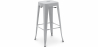 Buy Bar stool Stylix industrial design Metal - 76 cm - New Edition Light grey 60148 - prices