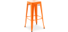 Buy Bar stool Stylix industrial design Metal - 76 cm - New Edition Orange 60148 Home delivery