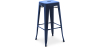 Buy Bar stool Stylix industrial design Metal - 76 cm - New Edition Dark blue 60148 - in the EU