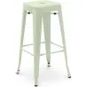 Buy Bar Stool – Industrial Style – Steel – 76 cm – Stylix Pale Green 60148