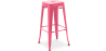 Buy Bar stool Stylix industrial design Metal - 76 cm - New Edition Pink 60148 with a guarantee