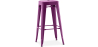 Buy Bar stool Stylix industrial design Metal - 76 cm - New Edition Purple 60148 - in the EU