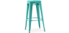 Buy Bar stool Stylix industrial design Metal - 76 cm - New Edition Pastel green 60148 at Privatefloor