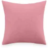 Buy Velvet square cushion (45x45 CM) cover + filling- Mesmal Pastel pink 60155