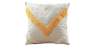 Buy Square Cotton Cushion Boho Bali Style (45x45 cm) cover + filling - Esha Yellow 60158 - in the EU