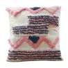 Buy Square Cotton Cushion Boho Bali Style (45x45 cm) cover + filling - Lanka Multicolour 60163