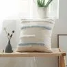 Buy Square Cotton Cushion Boho Bali Style (45x45 cm) cover + filling - Sur Blue 60165