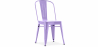 Buy Dining chair Stylix Industrial Design Square Metal - New Edition Pastel purple 99932871 - in the EU