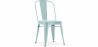 Buy Dining chair Stylix Industrial Design Square Metal - New Edition Pale Green 99932871 Home delivery