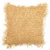 Buy Square Boho Bali Cushion, Raffia, cover + filling - Alicia Natural 60197