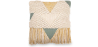 Buy Square Cushion in Boho Bali Style, Cotton & Wool, cover + filling - Precansa  Multicolour 60201 - in the EU