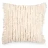 Buy Square Cotton Cushion in Boho Bali Style, cover + filling  - Greta Cream 60210