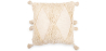 Buy Boho Bali Style Cushion - Cover and Filling Included -  Leano White 60216 - in the EU