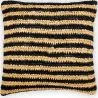 Buy Square Boho Bali Cushion, Raffia, cover + filling - Charlotte Beige 60224