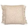 Buy Square Cotton Cushion in Boho Bali Style, cover + filling - Clementine Blue 60229