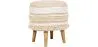 Round Pouf Stool - Boho Bali Style - Ivy  image 9