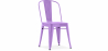 Buy Stylix chair square Seat - New edition - Metal Light Purple 59687 home delivery