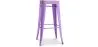 Industrial Design Bar Stool - Steel & Wood - 76cm - Stylix image 9