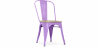 Buy Stylix Chair - Metal and Light Wood  Light Purple 59707 in the Europe