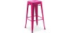Buy Bar stool Stylix industrial design Metal - 76 cm - New Edition Fuchsia 60148 Home delivery