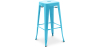 Buy Bar stool Stylix industrial design Metal - 76 cm - New Edition Turquoise 60148 with a guarantee