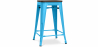 Buy Stylix Stool wooden - Metal - 60cm  Turquoise 99958354 home delivery