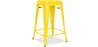 Buy Bar Stool - Industrial Design - Matte Steel - 60cm - New edition - Stylix Yellow 60324 - prices